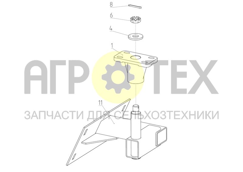 Чертеж Кронштейн (1401.01.07.420-01)